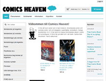 Tablet Screenshot of comicsheaven.se